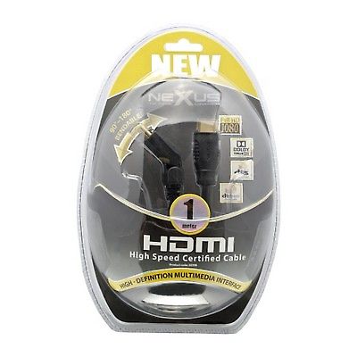 Kbel HDMI-HDMI 1m 1.3b Full HD NeXuS 20396 BENDABLE  @